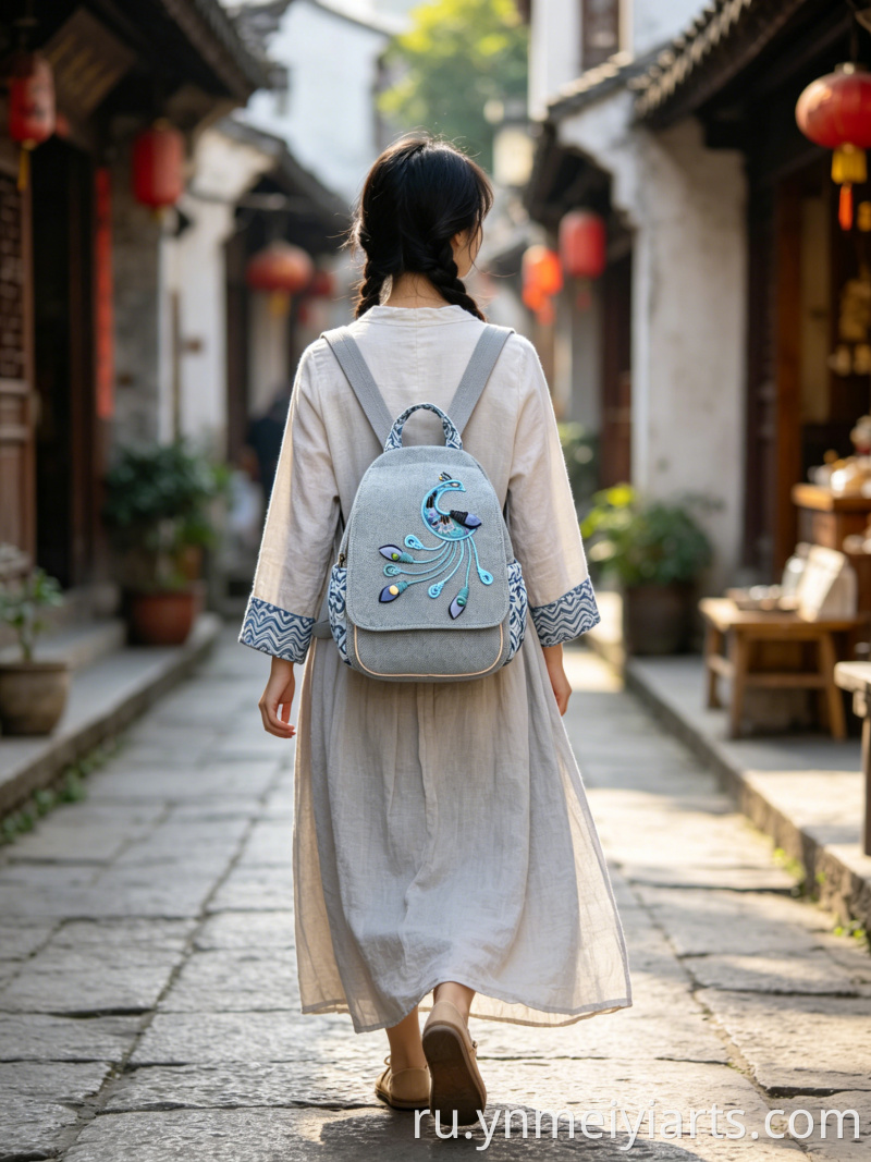 Natural Fiber Backpack
